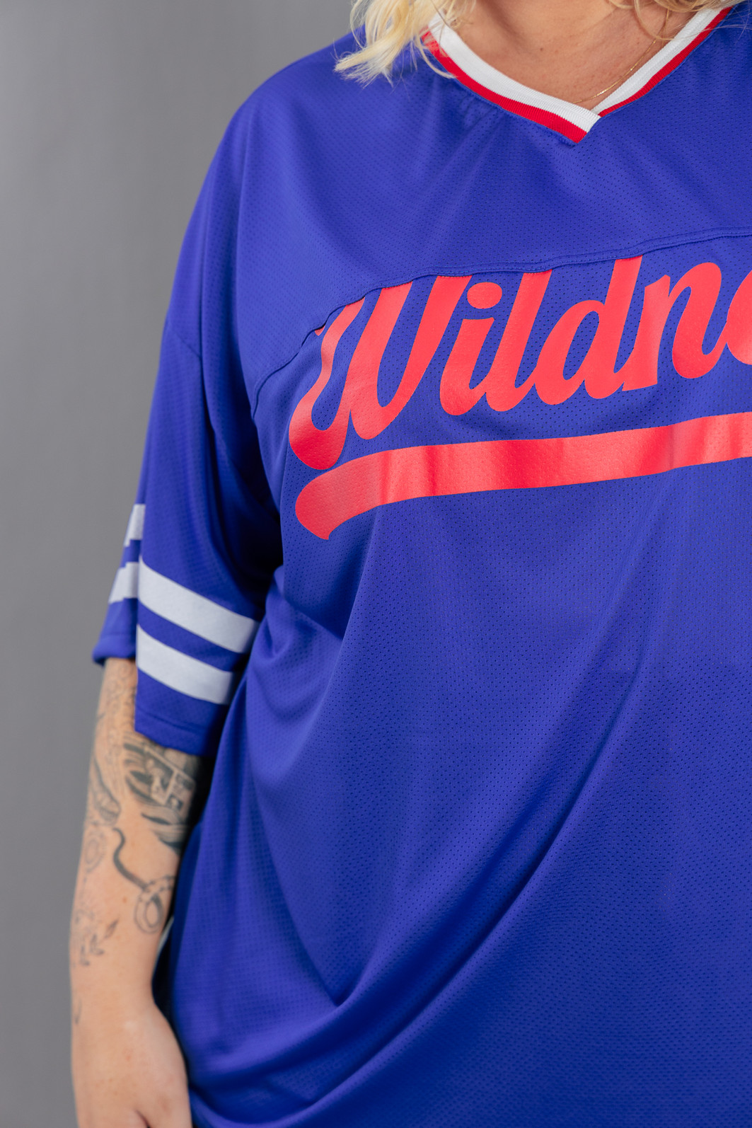 T-SHIRT ESPORTIVA MALHA FIT AZUL WILDNESS