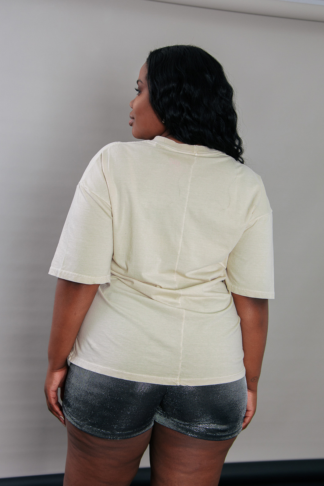 CAMISETA T-SHIRT VINTAGE BEGE COWBOYS SMILE