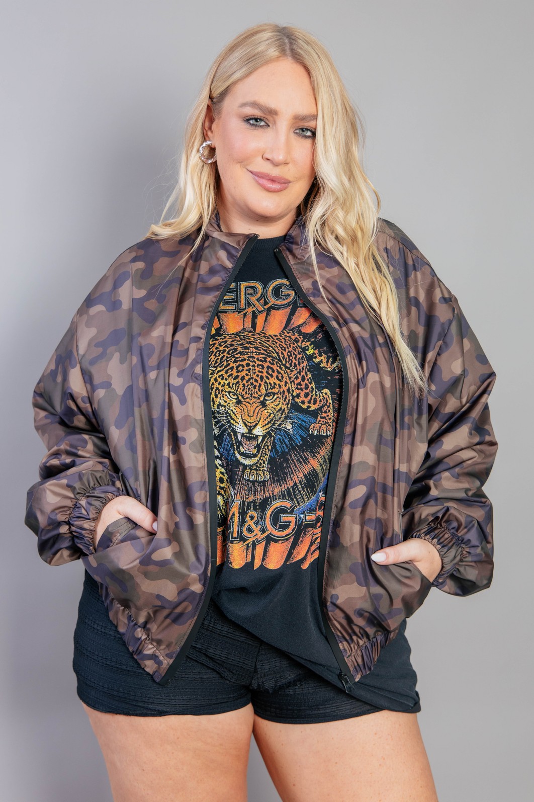 JAQUETA CORTA VENTO CAMUFLADA JAQUETA CORTA VENTO CAMUFLADA