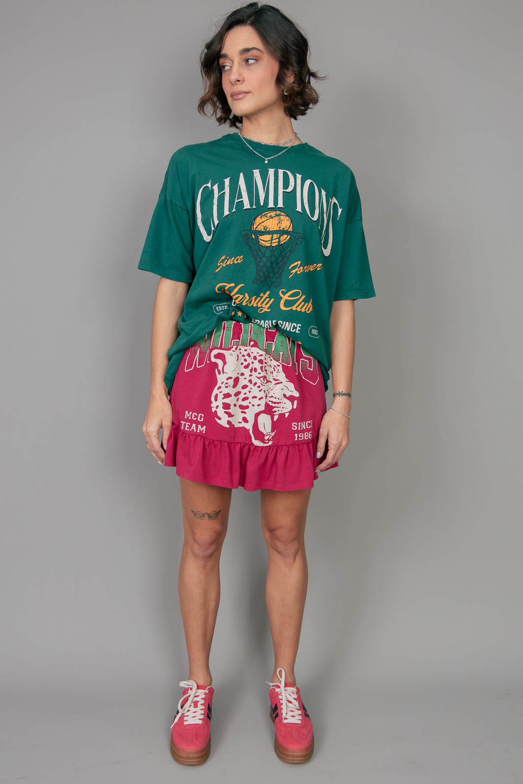 SAIA DE BABADINHO DE MALHA BORGONHA WILDCATS