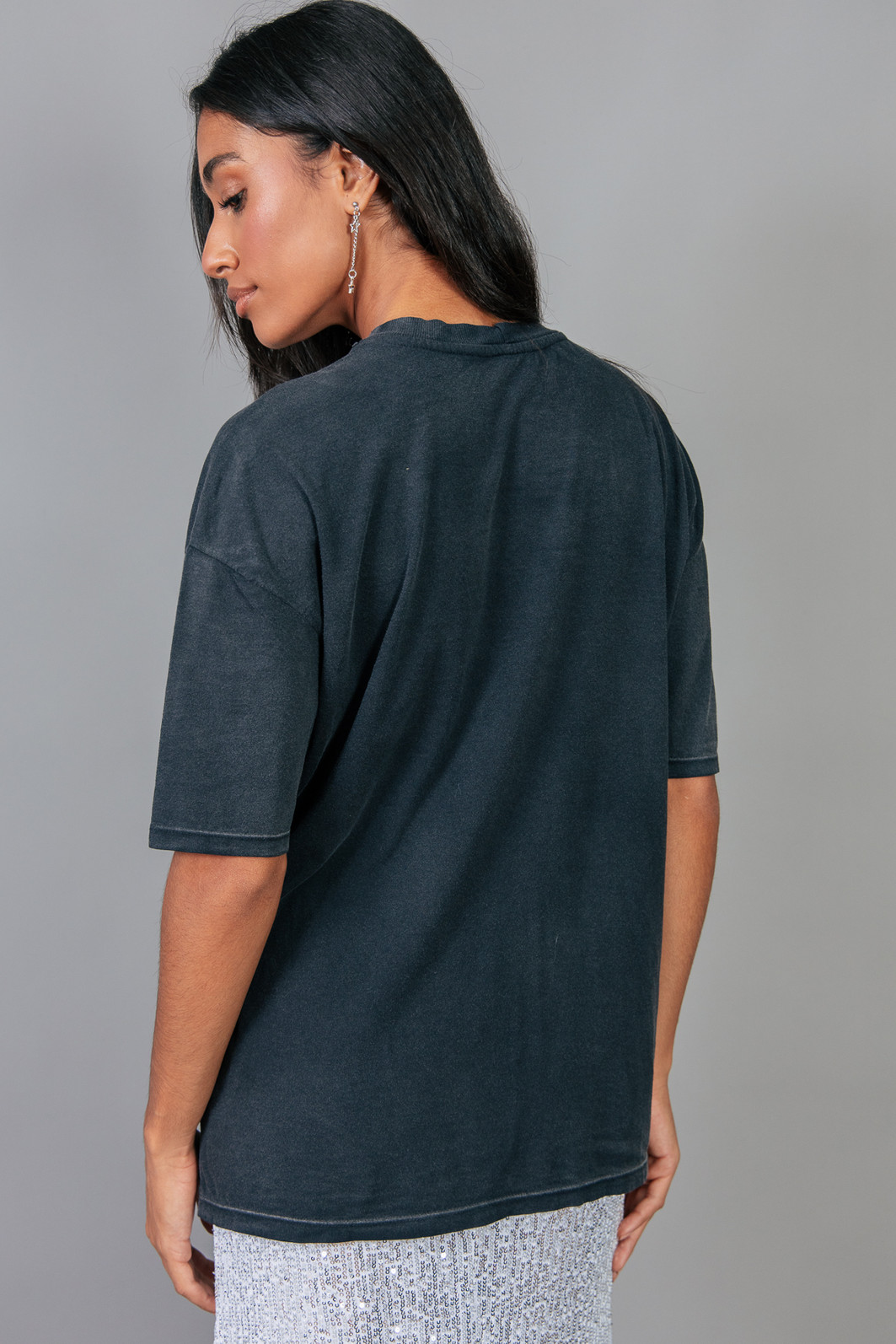 T-SHIRT VINTAGE PRETO MARMORIZADO GOOD TIMES T-SHIRT VINTAGE PRETO MARMORIZADO GOOD TIMES