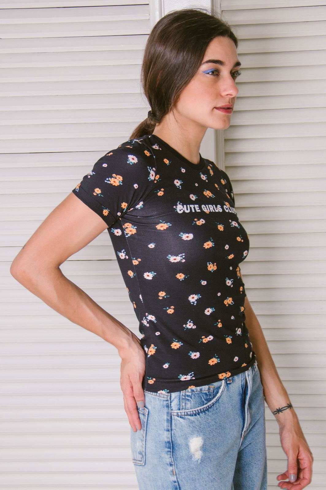 BLUSA FLORAL LIBERTY CUTE CLUB