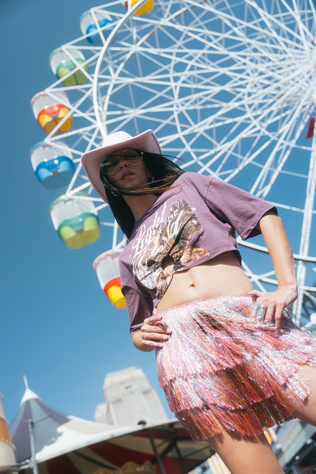 SHORT SAIA COM FRANJAS MULTICOLOR