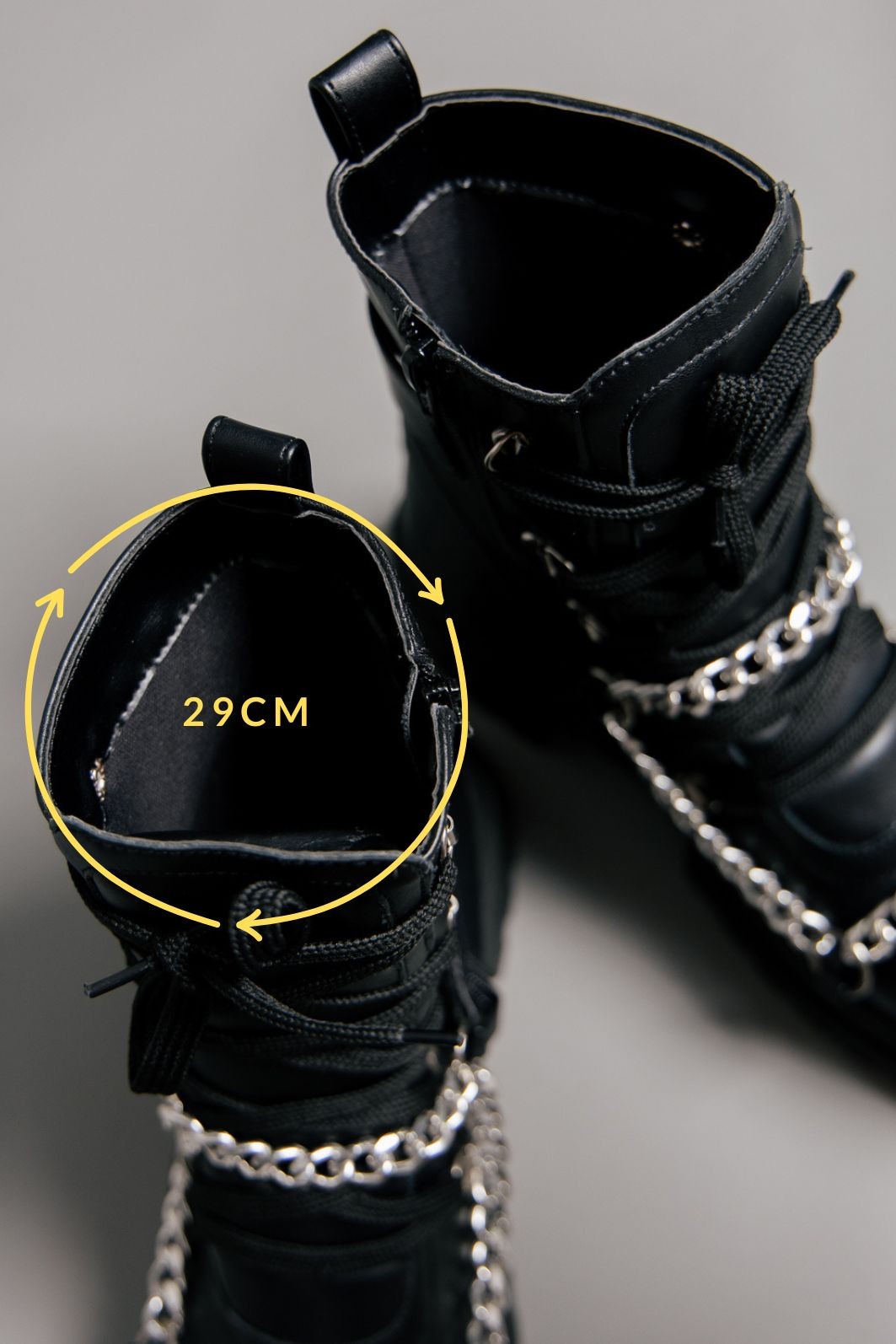 COTURNO COM FIVELAS E CORRENTES