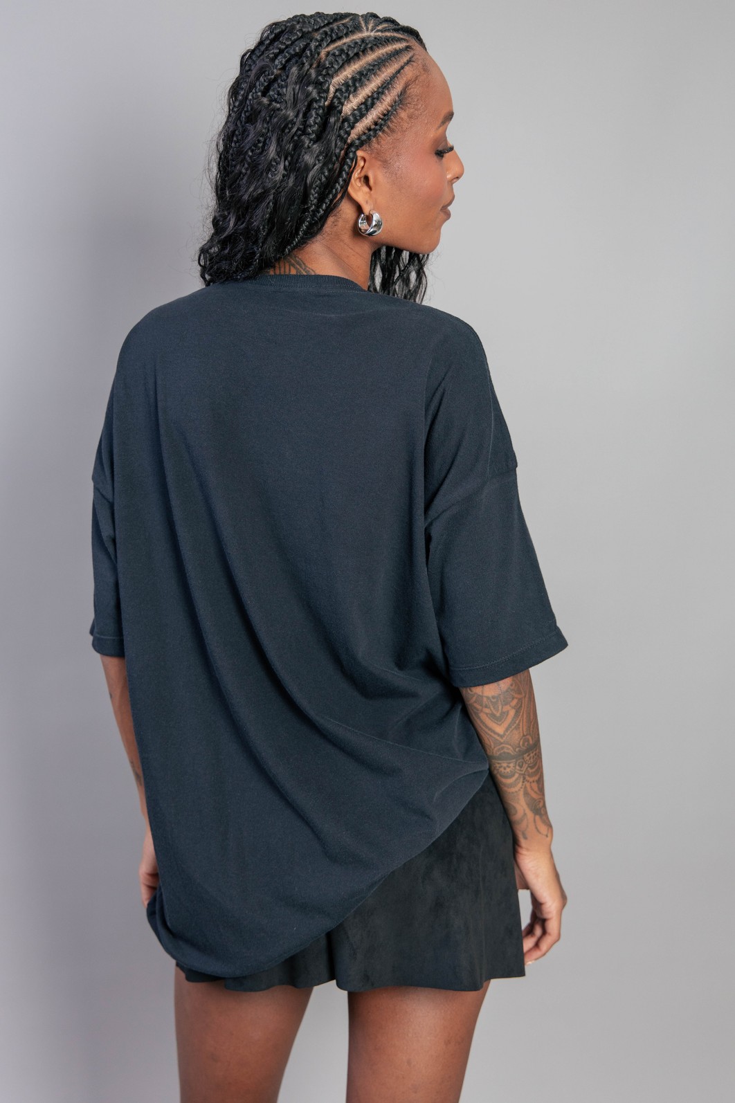 CAMISETA T-SHIRT OVERSIZED ESTONADA PRETA AFTERGLOW CAMISETA T-SHIRT OVERSIZED ESTONADA PRETA AFTERGLOW
