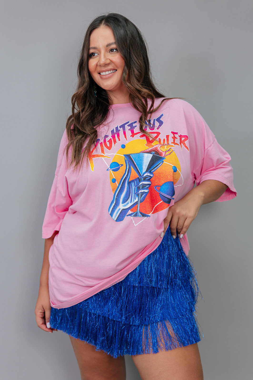 CAMISETA T-SHIRT OVERSIZED ROSA RULER CAMISETA T-SHIRT OVERSIZED ROSA RULER