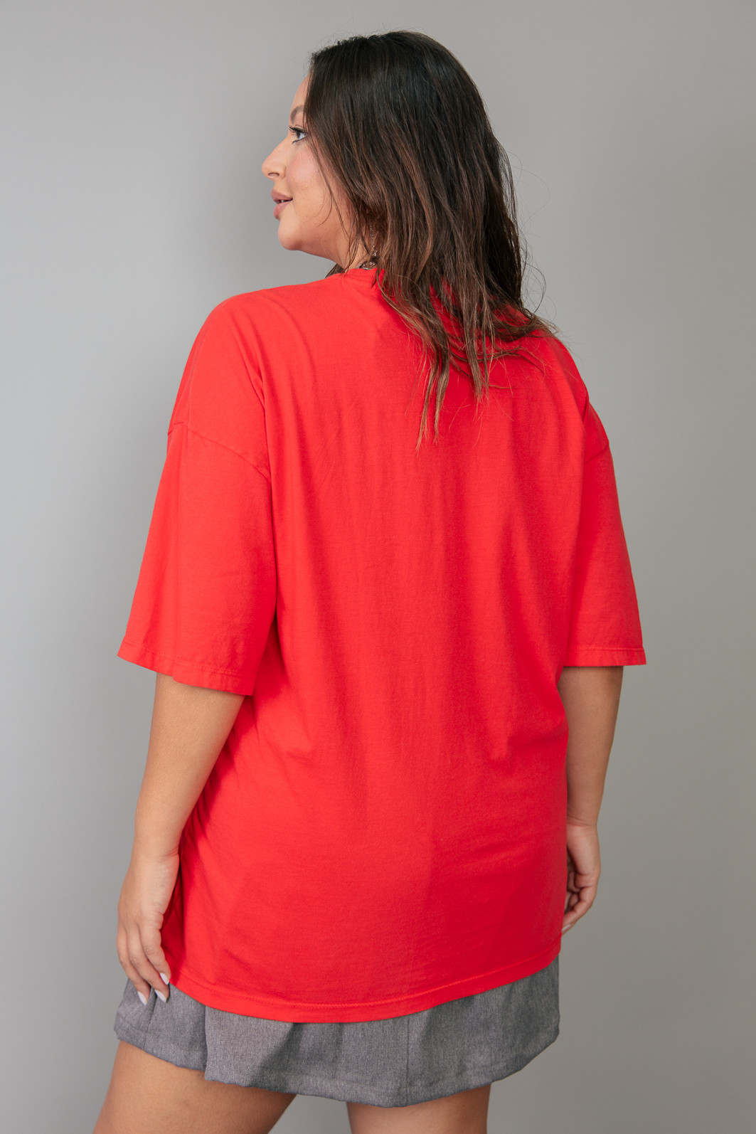 CAMISETA T-SHIRT VINTAGE VERMELHA LEOPARD CAMISETA T-SHIRT VINTAGE VERMELHA LEOPARD