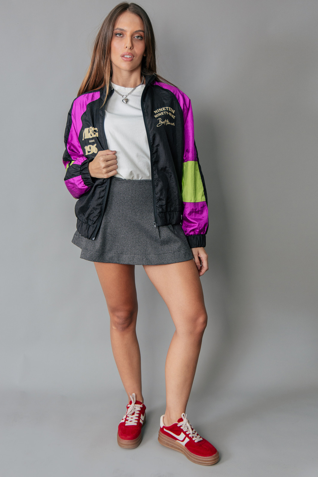 SHORT SAIA PREGAS MINI XADREZ SHORT SAIA PREGAS MINI XADREZ