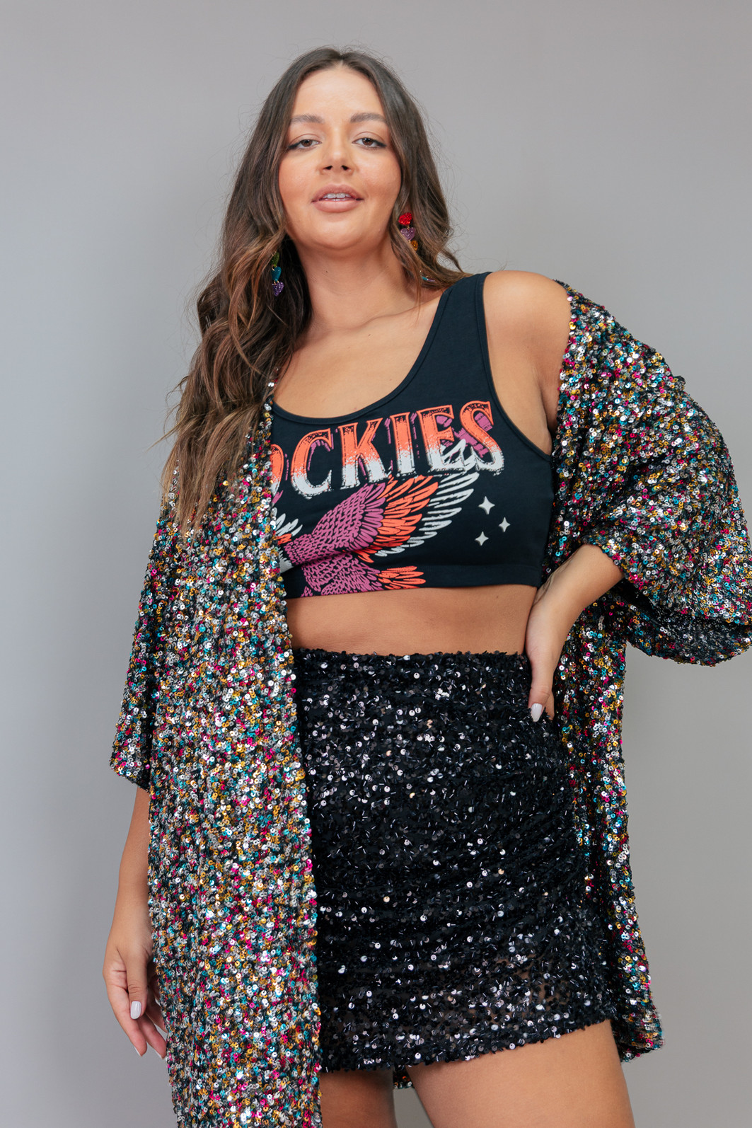 KIMONO DE PAETÊ DISCOTEC KIMONO DE PAETÊ DISCOTEC