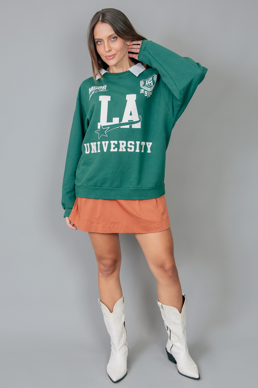 SHORT SAIA CARAMELO DE PREGAS SHORT SAIA CARAMELO DE PREGAS