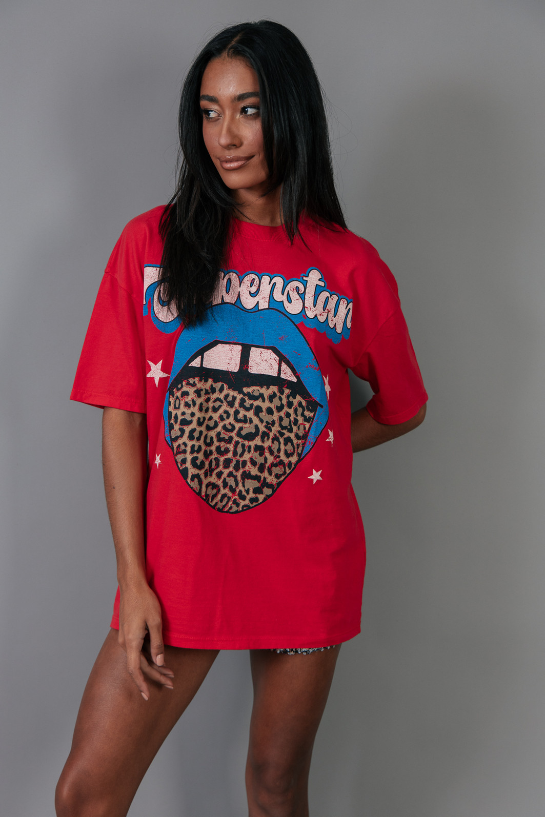 T-SHIRT VINTAGE VERMELHA SUPERSTAR