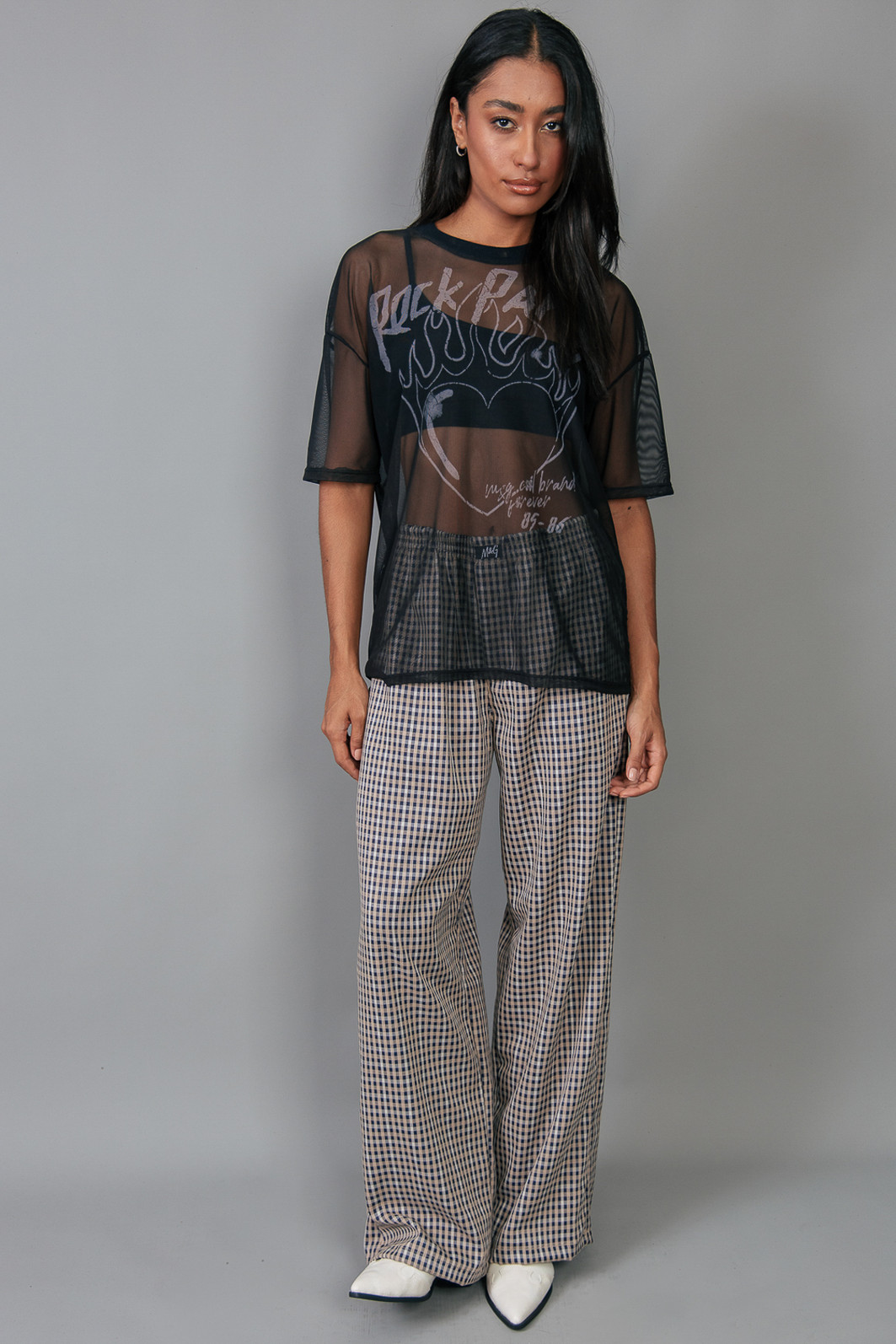 T-SHIRT VINTAGE DE TULE ROCK PARTY