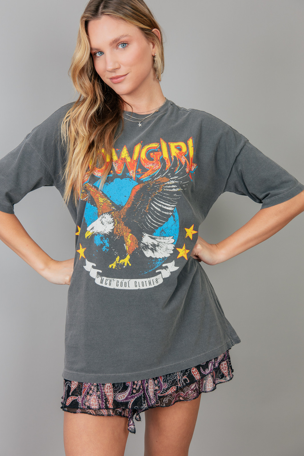 CAMISETA T-SHIRT OVERSIZED CHUMBO GLOWGIRL