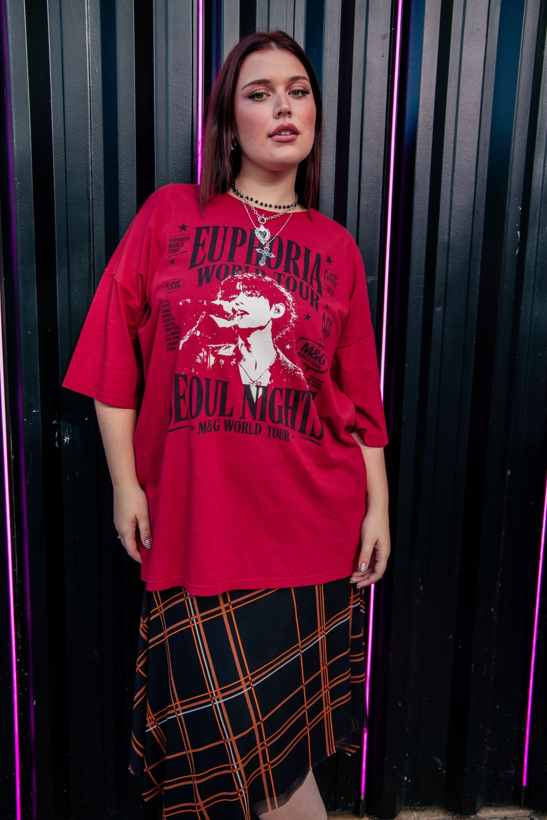 CAMISETA T-SHIRT OVERSIZED VERMELHA EUPHORIA CAMISETA T-SHIRT OVERSIZED VERMELHA EUPHORIA