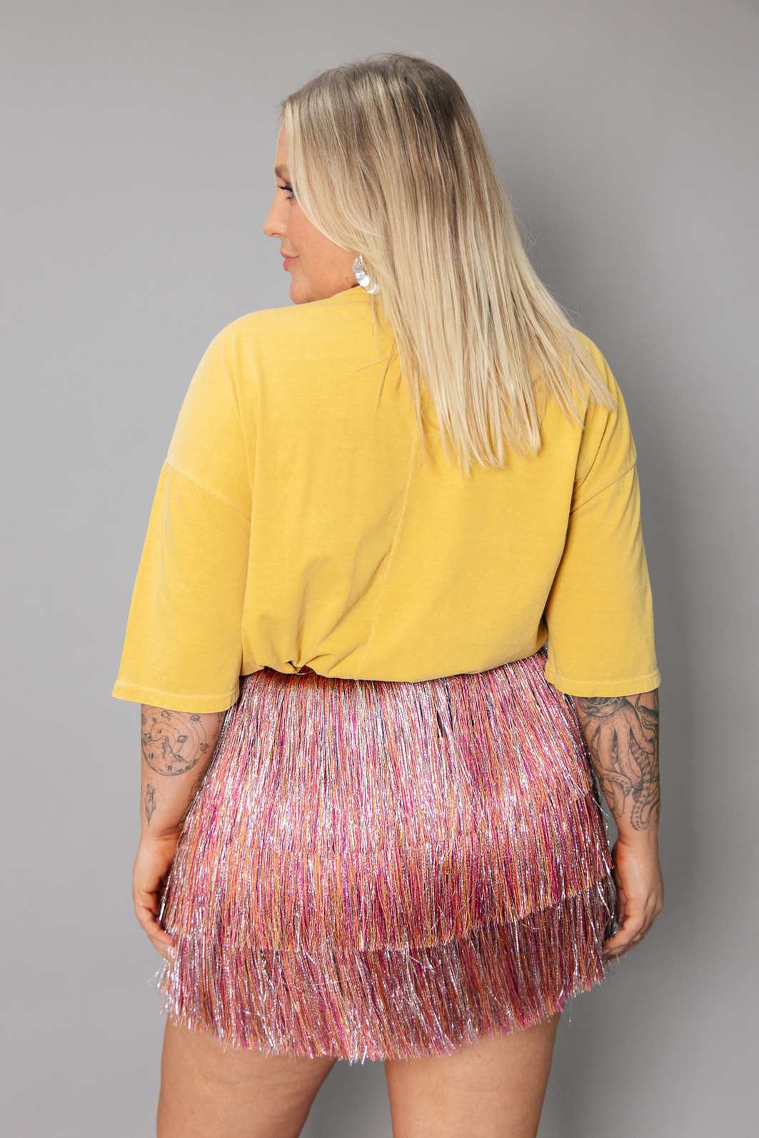 T-SHIRT VINTAGE AMARELA CITY OF ANGELS