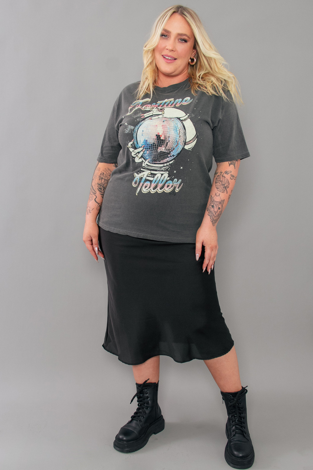 CAMISETA T-SHIRT BOYFRIEND CHUMBO FORTUNE TELLER CAMISETA T-SHIRT BOYFRIEND CHUMBO FORTUNE TELLER