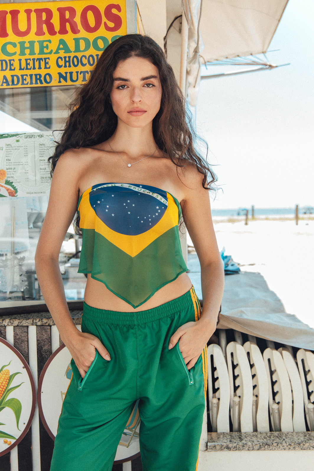 LENÇO DE CREPE BRASIL LENÇO DE CREPE BRASIL