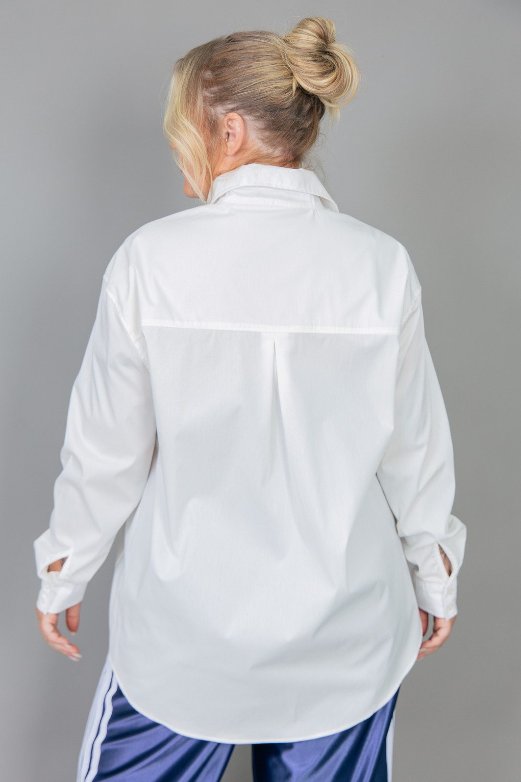 CAMISA OVERSIZED TRICOLINE OFF WHITE CAMISA OVERSIZED TRICOLINE OFF WHITE