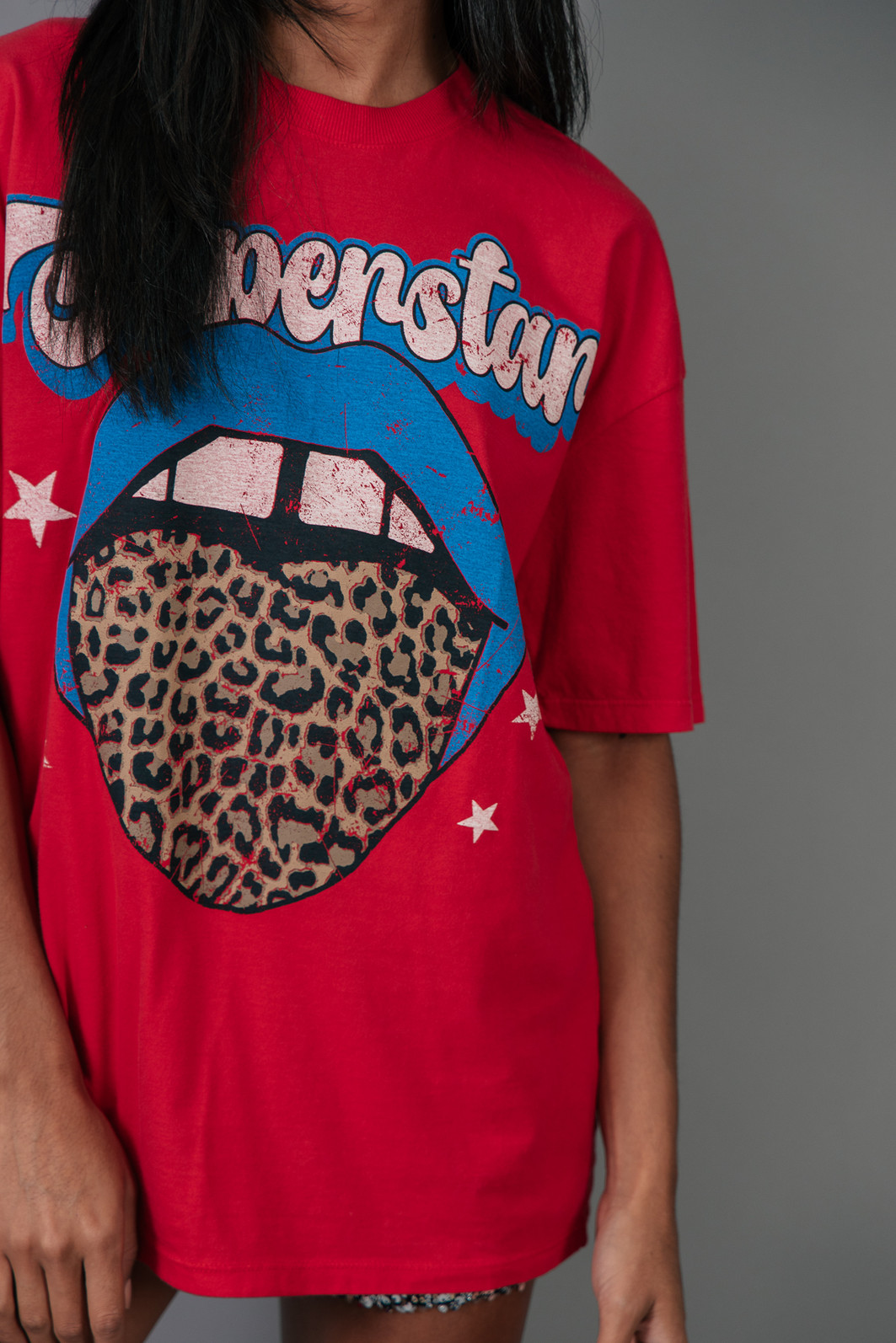 T-SHIRT VINTAGE VERMELHA SUPERSTAR
