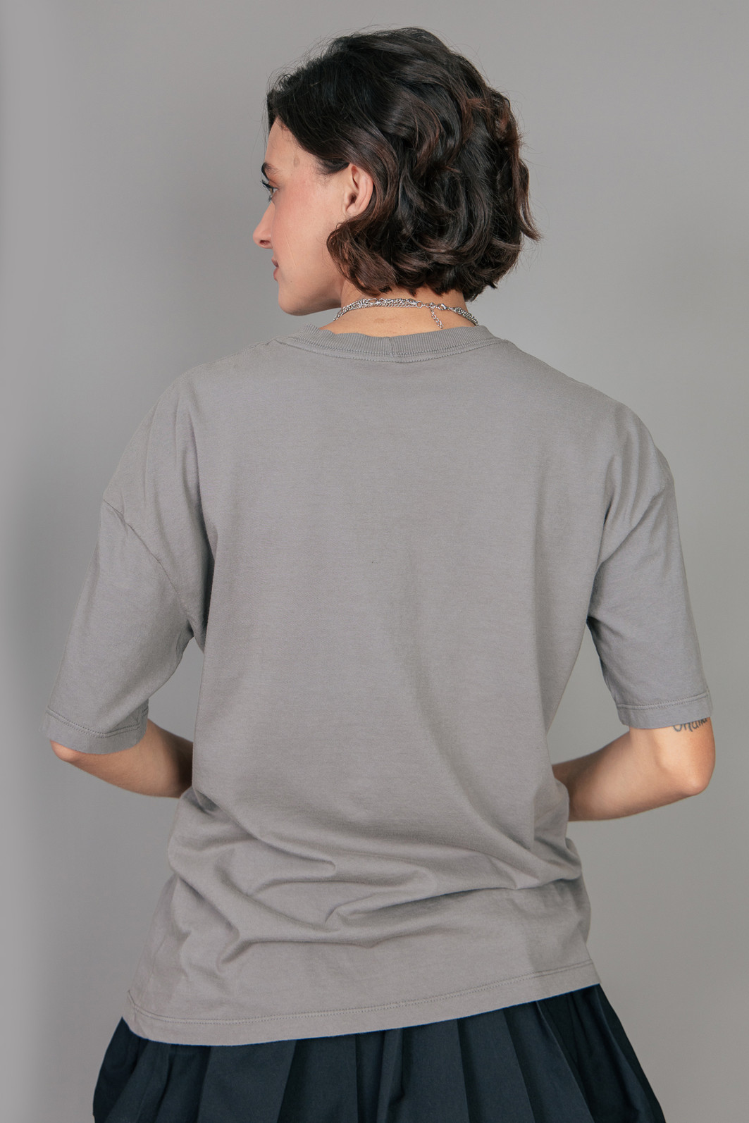 CAMISETA T-SHIRT VINTAGE CINZA BLESS MY CHOICES