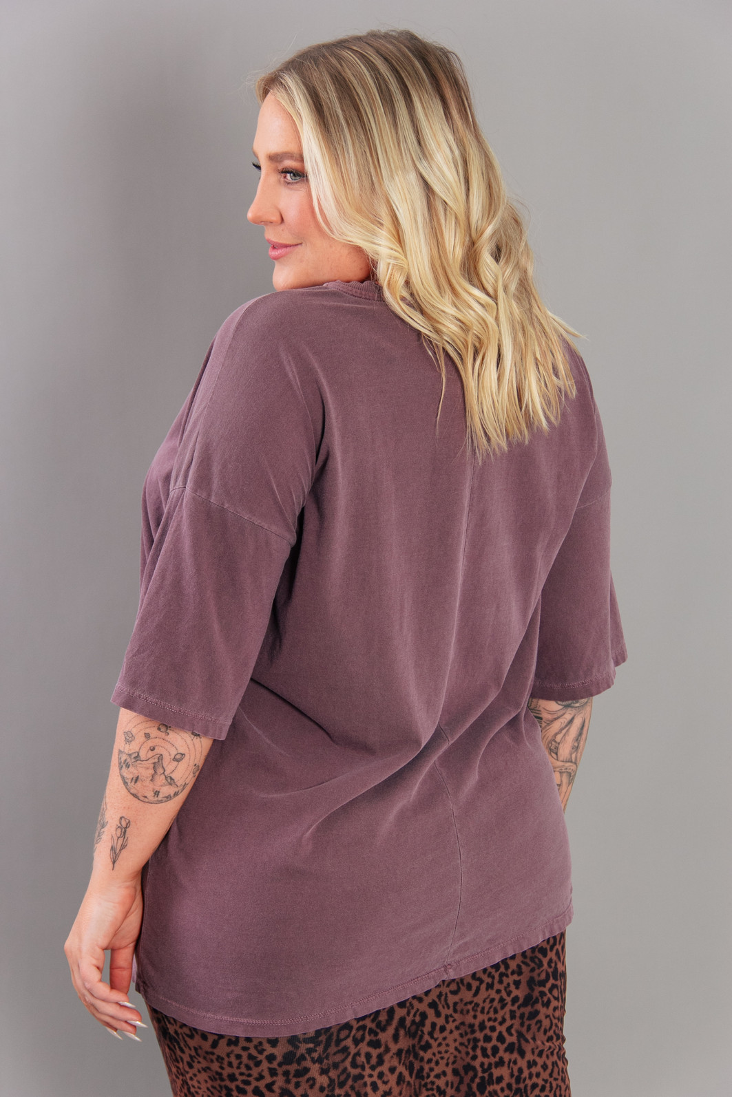 CAMISETA T-SHIRT ROXO OVERSIZED URSO CAMISETA T-SHIRT ROXO OVERSIZED URSO