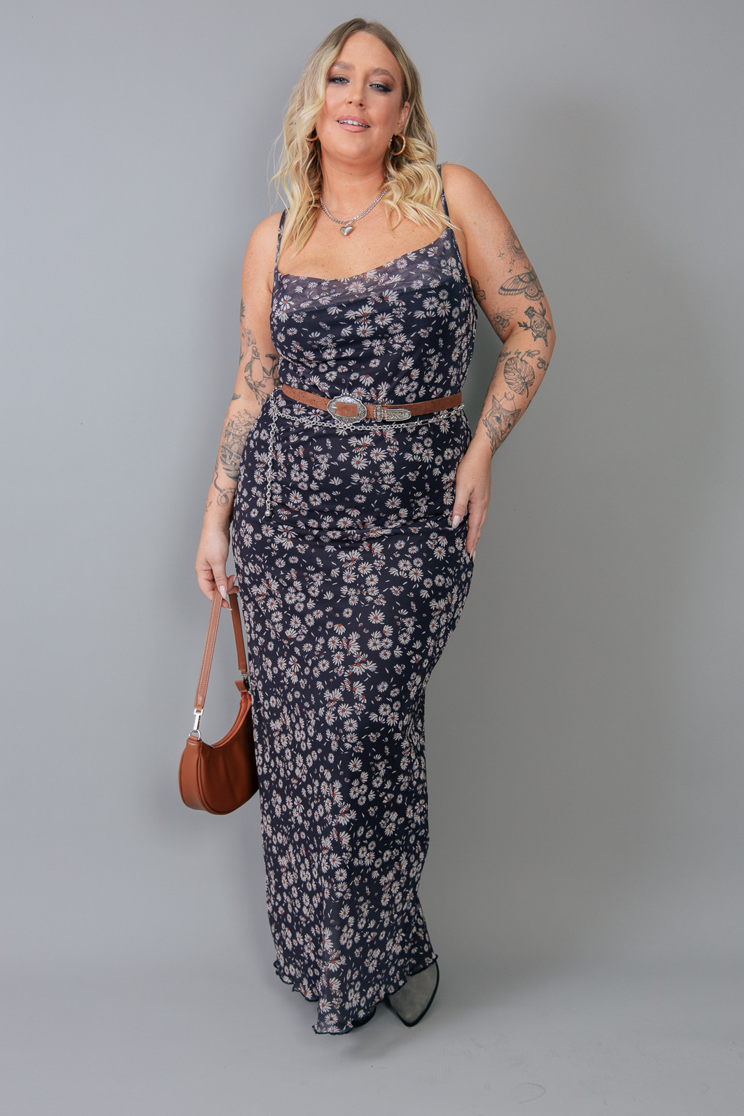 VESTIDO SLIP DRESS TULE FLORAL LIBERTY VESTIDO SLIP DRESS TULE FLORAL LIBERTY