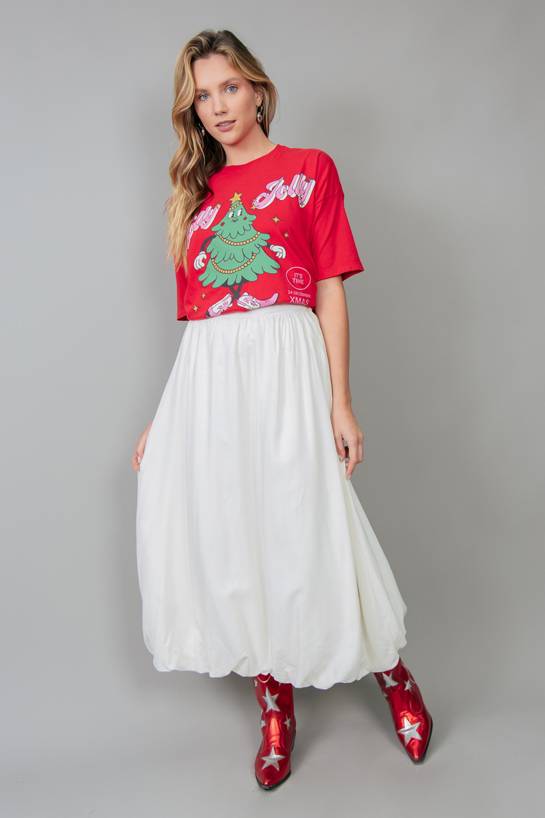 SAIA LONGA BALONÊ OFF WHITE SAIA LONGA BALONÊ OFF WHITE