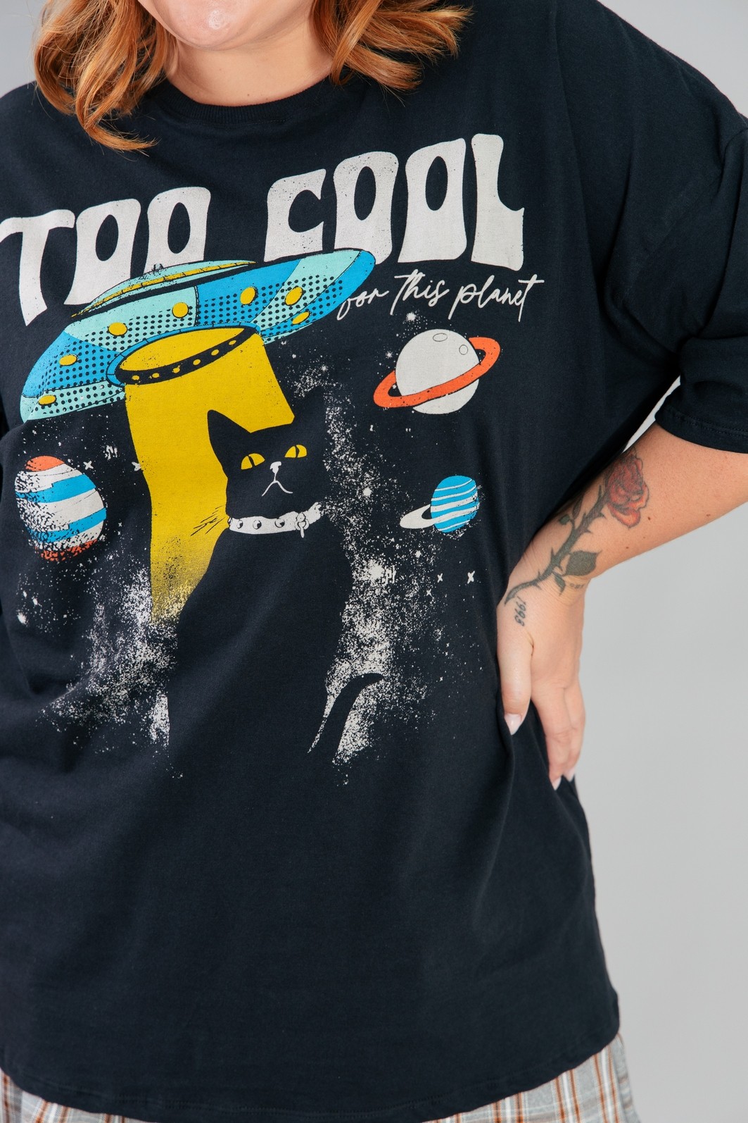 CAMISETA T-SHIRT OVERSIZED PRETA  TOO COOL CAMISETA T-SHIRT OVERSIZED PRETA  TOO COOL