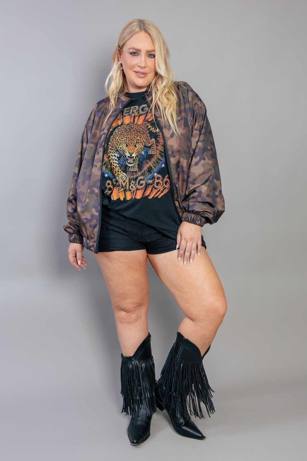JAQUETA CORTA VENTO CAMUFLADA JAQUETA CORTA VENTO CAMUFLADA