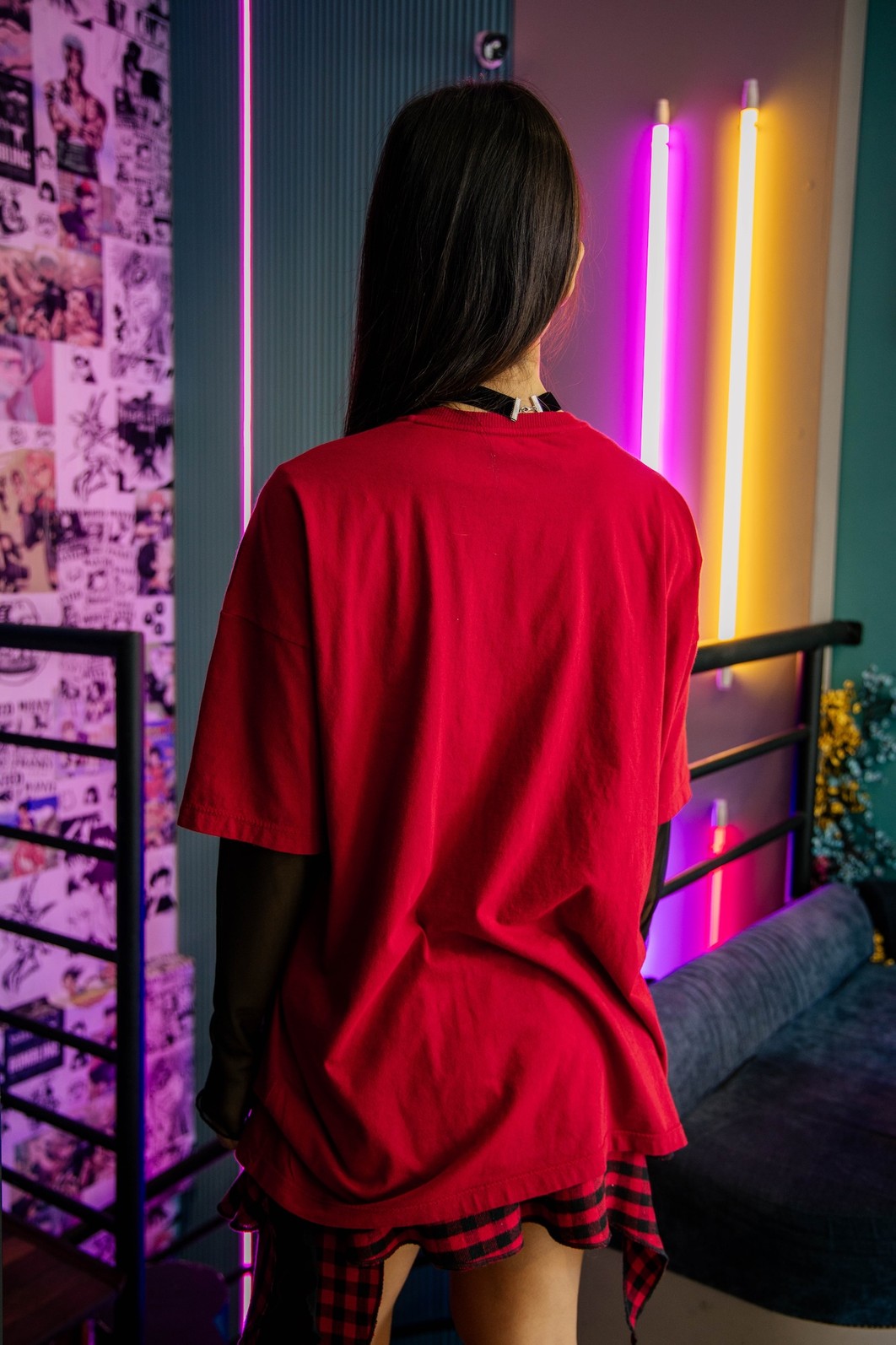 CAMISETA T-SHIRT OVERSIZED VERMELHA EUPHORIA CAMISETA T-SHIRT OVERSIZED VERMELHA EUPHORIA