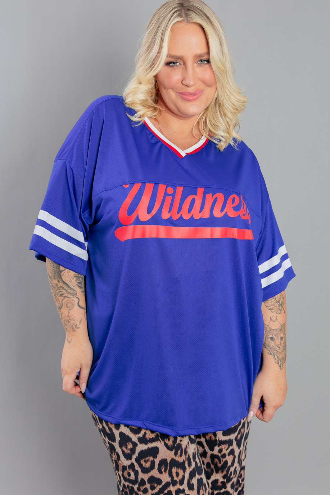 T-SHIRT ESPORTIVA MALHA FIT AZUL WILDNESS