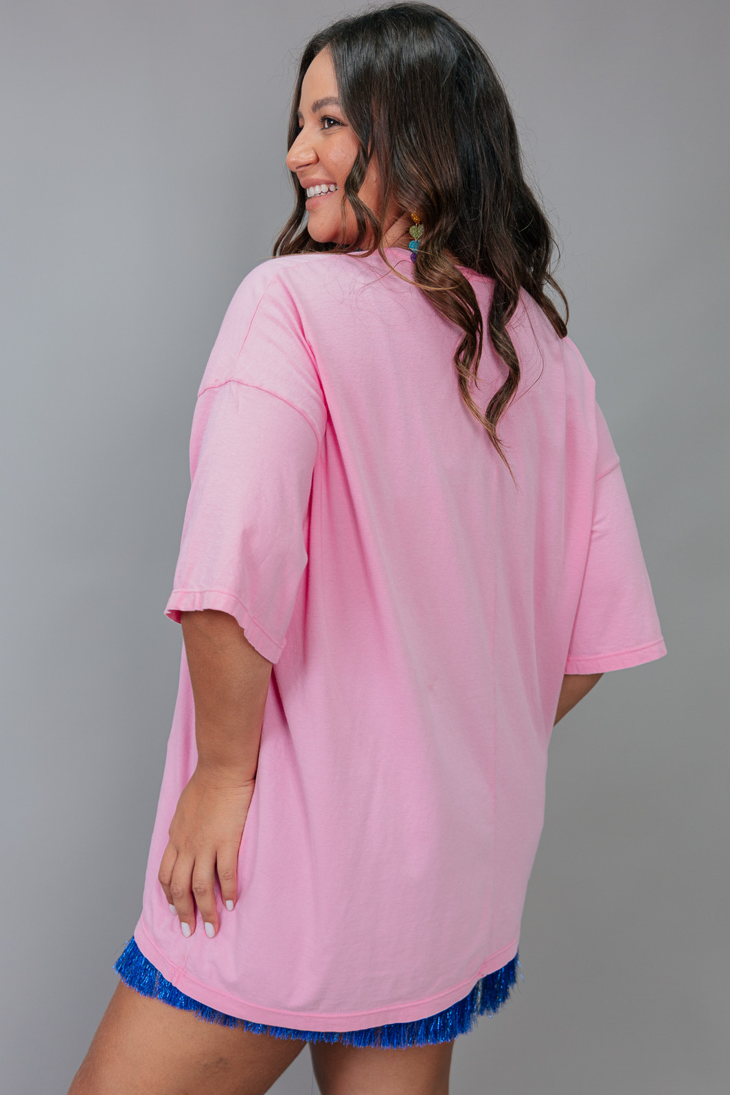 CAMISETA T-SHIRT OVERSIZED ROSA RULER CAMISETA T-SHIRT OVERSIZED ROSA RULER