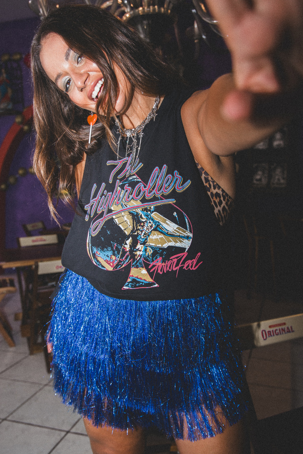 CROPPED PRETO COM AMARRAÇÃO HIGHROLLER CROPPED PRETO COM AMARRAÇÃO HIGHROLLER