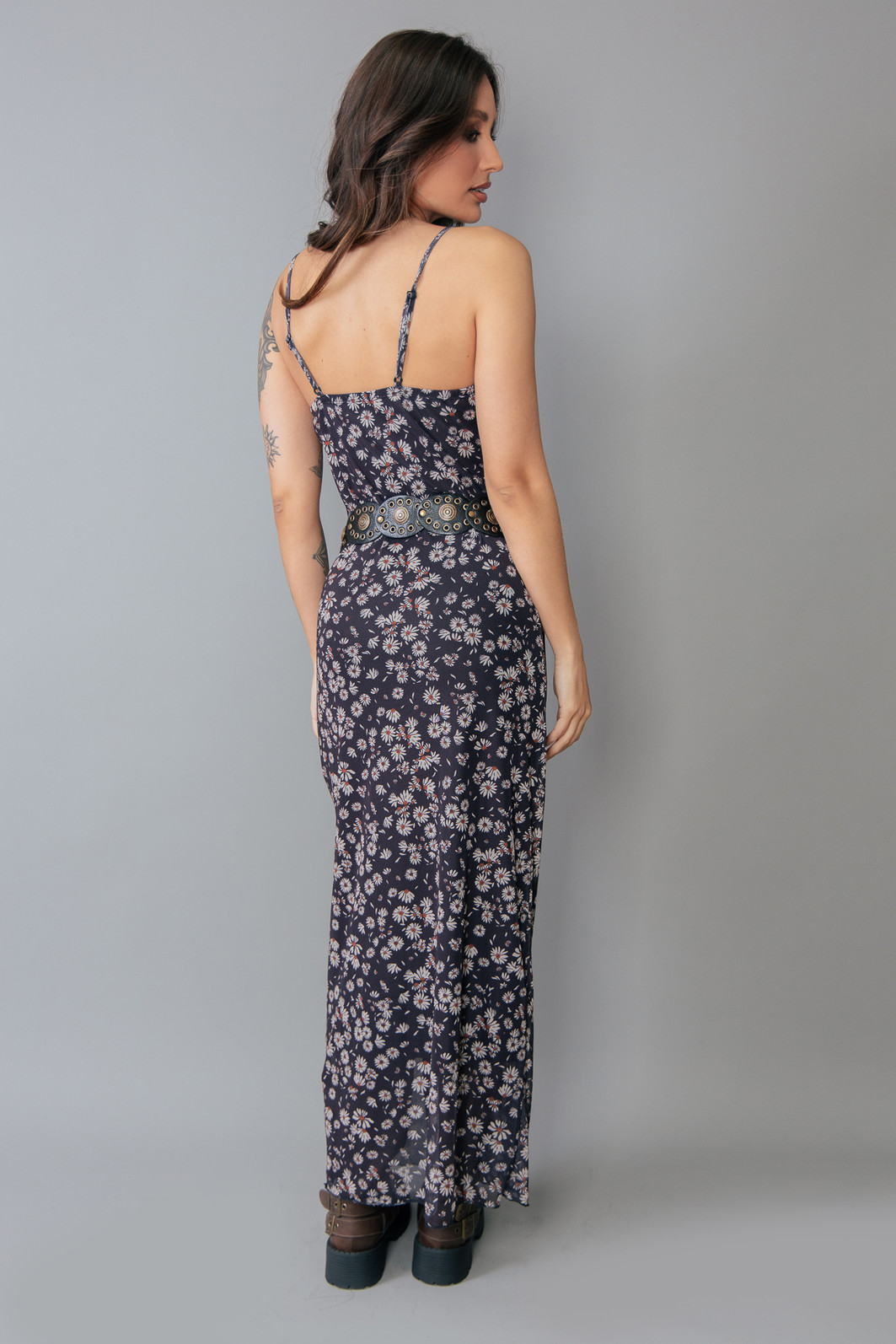 VESTIDO SLIP DRESS TULE FLORAL LIBERTY VESTIDO SLIP DRESS TULE FLORAL LIBERTY