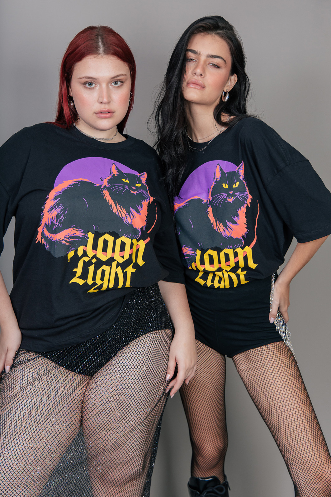 CAMISETA T-SHIRT VINTAGE PRETA MOON LIGHT CAMISETA T-SHIRT VINTAGE PRETA MOON LIGHT