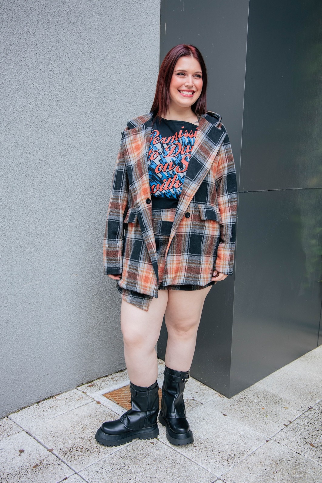 BLAZER OVERSIZED XADREZ