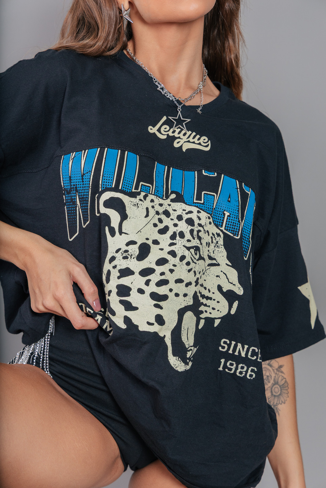 T-SHIRT OVERSIZED ESPORTIVA WILDCATS T-SHIRT OVERSIZED ESPORTIVA WILDCATS