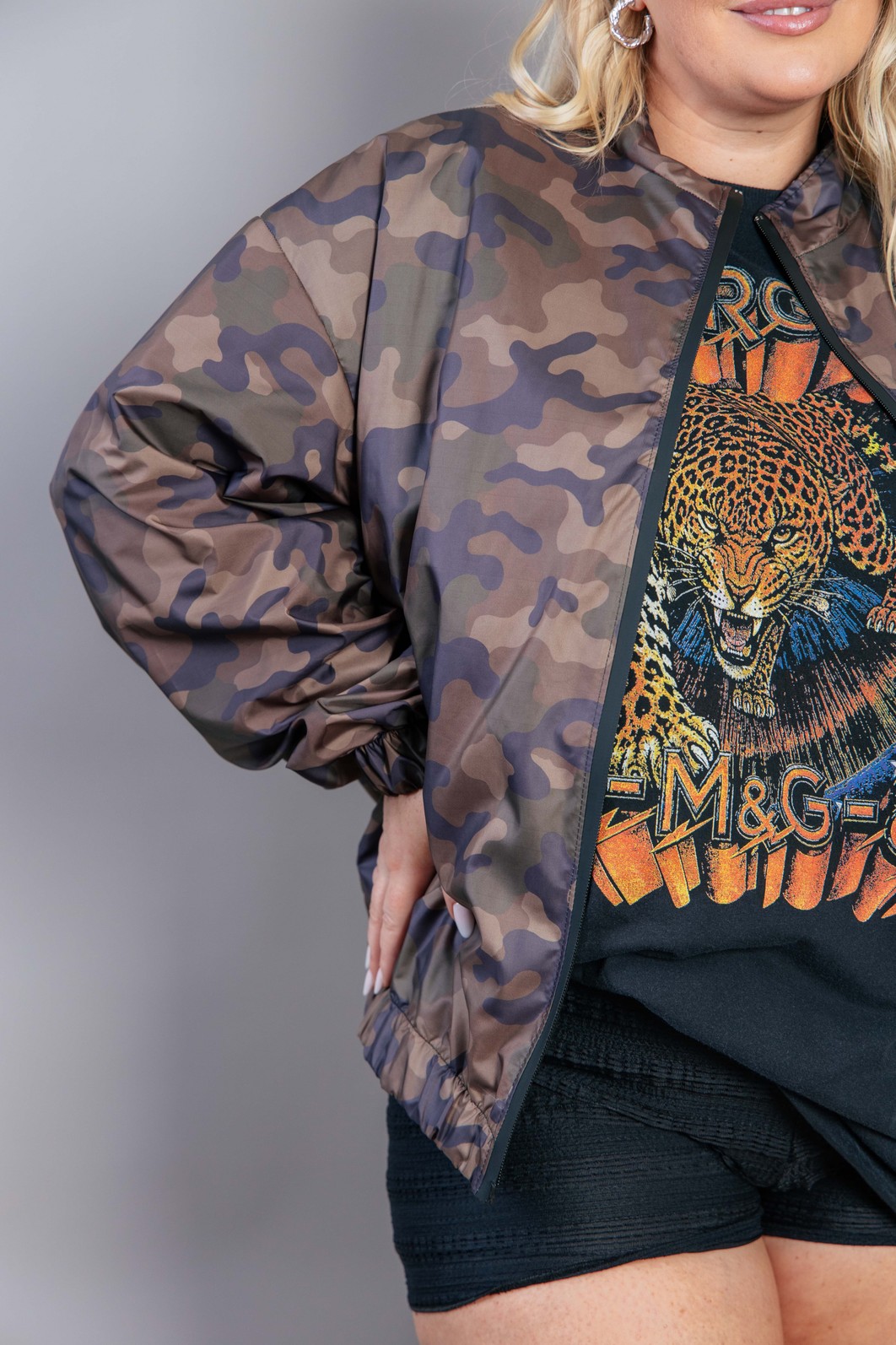 JAQUETA CORTA VENTO CAMUFLADA JAQUETA CORTA VENTO CAMUFLADA