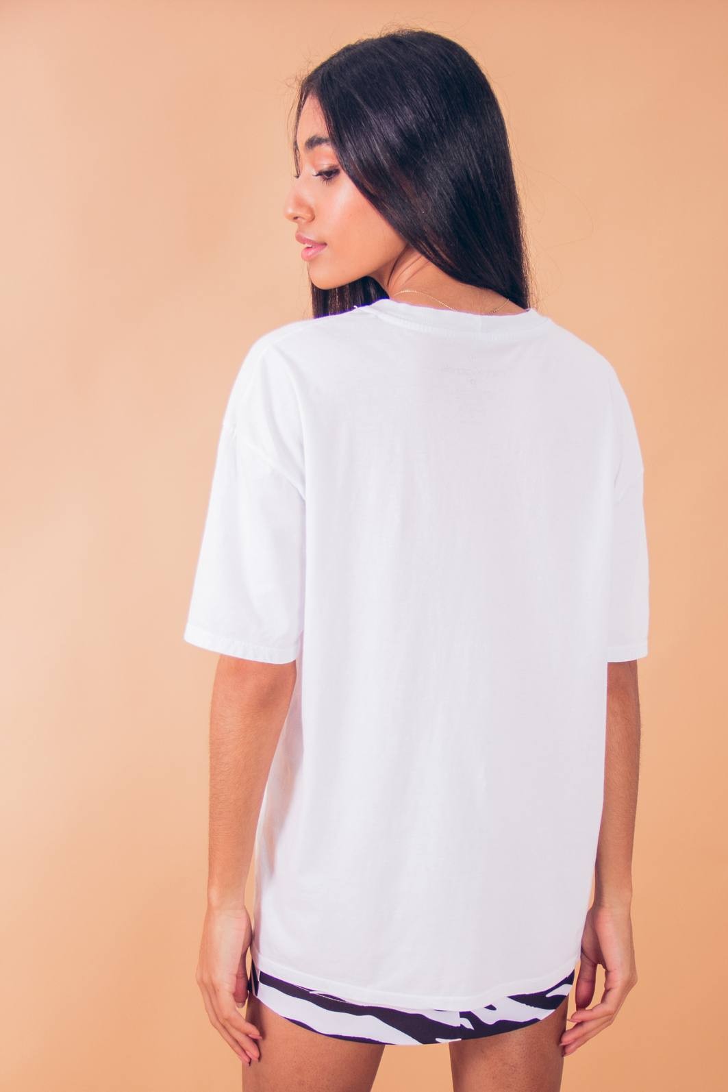 CAMISETA T-SHIRT VINTAGE BRANCA HOT ROAD