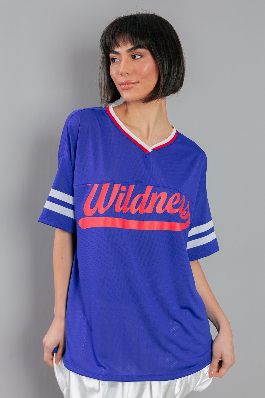 T-SHIRT ESPORTIVA MALHA FIT AZUL WILDNESS