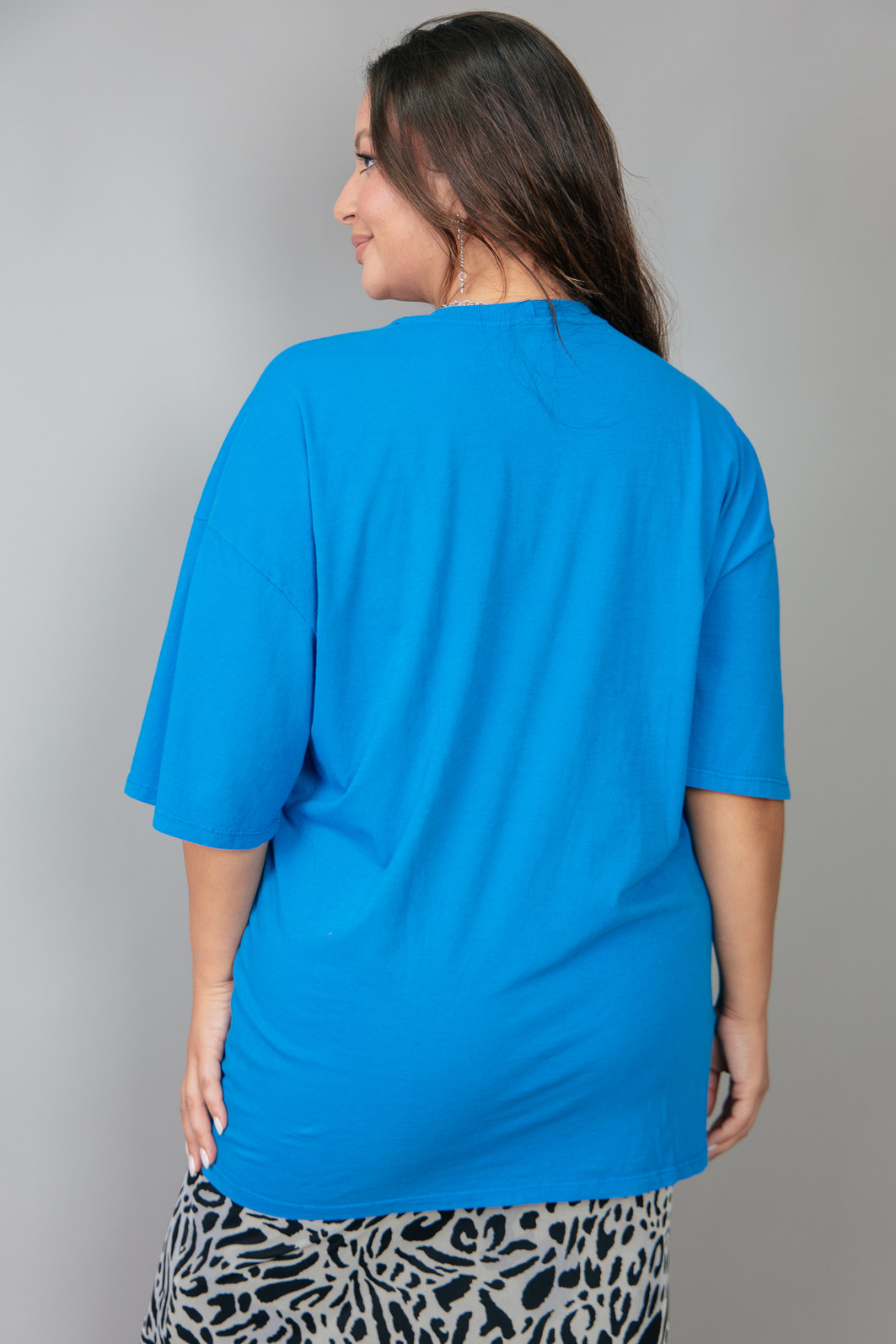 CAMISETA T-SHIRT VINTAGE AZUL GROOVY