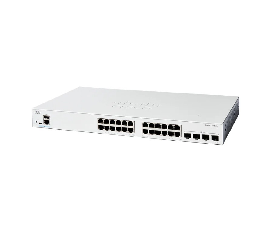 SWITCH - CATALYST 1200 24-PORT GE, 4X10G SFP+ - C1200-24T-4X