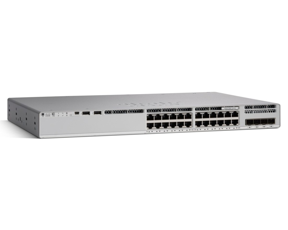 SWITCH - Catalyst 9200L 24-port data, 4 x 1G, Network Essentials C9200L-24T-4G-E-BR