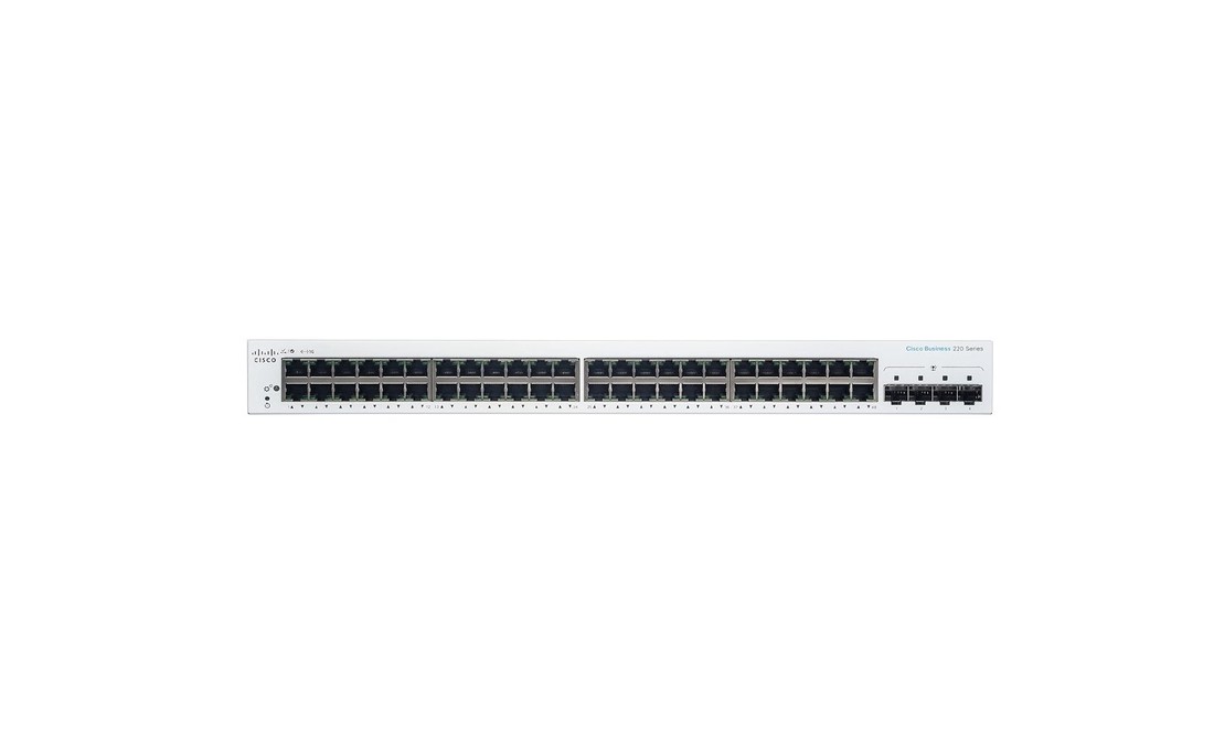 SWITCH - CBS220 SMART 48-PORT GE, 4X1G SFP - CBS220-48T-4G-BR