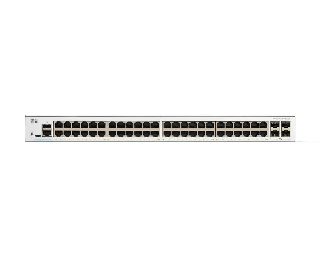 SWITCH - CATALYST 1300 48-PORT GE, 4X10G SFP+ - C1300-48T-4X