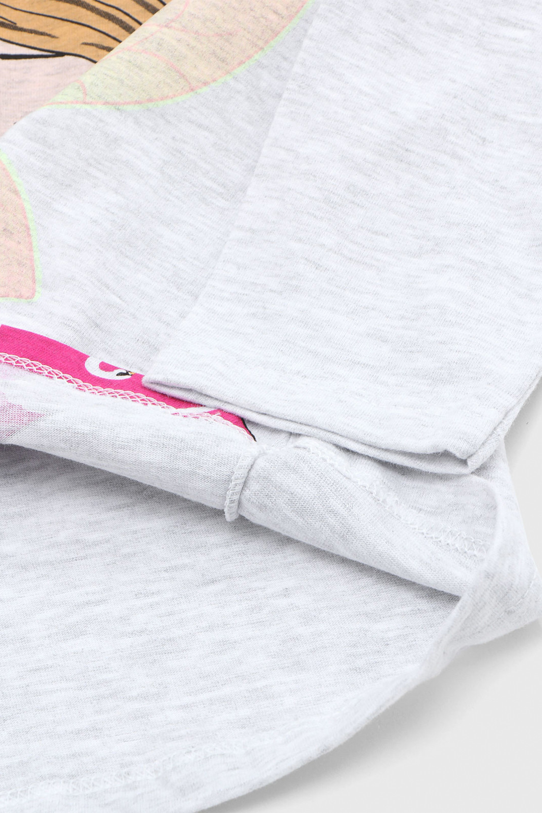 Pijama Kyly Longo Infantil Menina Cinza/Rosa Pijama Kyly Longo Infantil Menina Cinza/Rosa