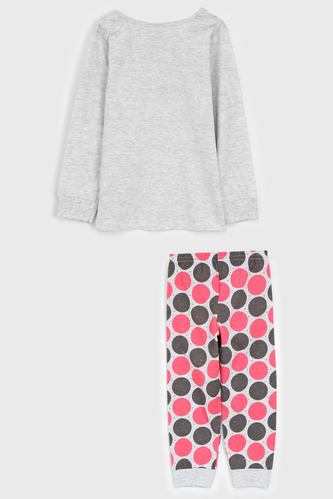 Pijama Kyly Longo Infantil Full Print Cinza/Rosa Pijama Kyly Longo Infantil Full Print Cinza/Rosa