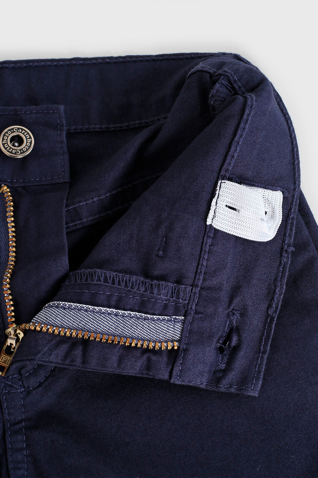 Bermuda Sarja Carinhoso Infantil Color Azul-Marinho Bermuda Sarja Carinhoso Infantil Color Azul-Marinho