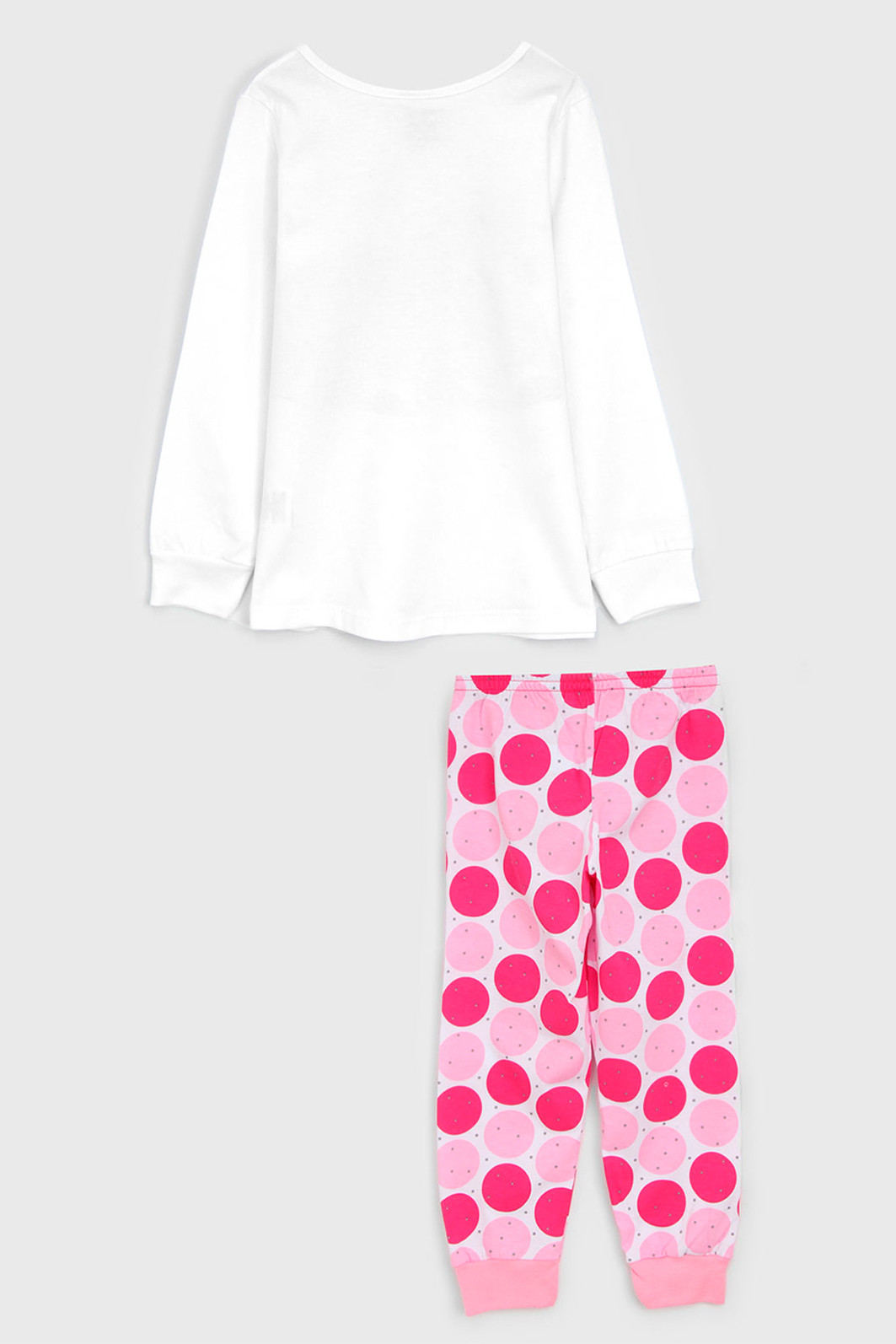 Pijama Kyly Longo Infantil Full Print Branco/Rosa Pijama Kyly Longo Infantil Full Print Branco/Rosa