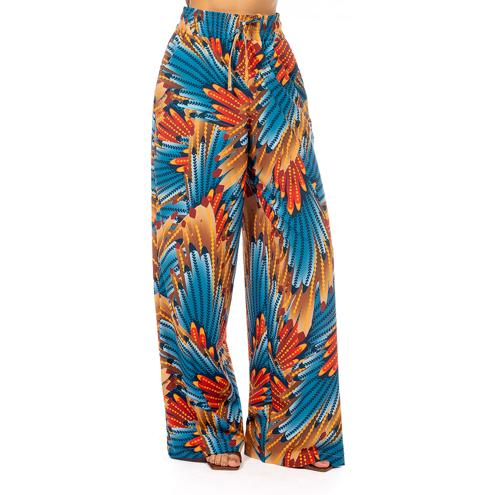 Calça Ampla Atena Araras Paraiso Floral